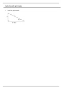 Trigonometry examples with answers for practice/study