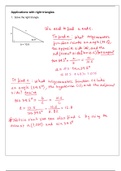 Trigonometry examples with answers for practice/study