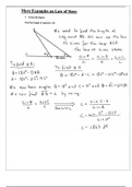 Trigonometry examples with answers for practice/study