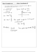 Trigonometry examples with answers for practice/study