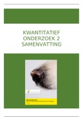 Kwantitatief onderzoek 2 samenvatting GRATIS