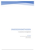 Onderzoeksmethoden in Economie en Management