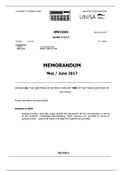 MNO2604  EXAM MEMO