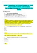 Bevill State Community College > Nursing > NURSING 104 Dosage Calculation of Intravenous Solutions and Drugs (ALREADY GRADED A)