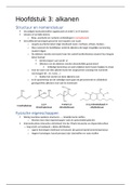 Samenvatting Hoofdstuk 3 (organische chemie BMW)