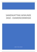 Samenvatting: Wiskunde SMV obv Fiche 2022 Examencommissie 3e graad 