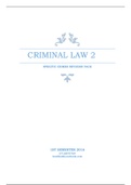 CRW2601 Latest Revision Pack - specific Crimes 