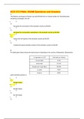 ECO 372 FINAL EXAM-Questions and Answers (Latest 2020)