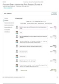 NR509 Shadow Health Focused Exam - Abdominal Pain : Chamberlain College of Nursing (Latest, Already scored A)