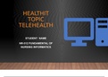 NR 512 Week 7 Assignment; HealthIT Topic Powerpoint Presentation.Complete