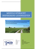 Module opdracht inspirerend leidinggeven  cijfer 9