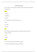 POLI 330N Week 1 Quiz to Week 7 Quiz, POLI 330N Week 8 Final Exam (2 Versions) (2020): Chamberlain College of Nursing (Already graded A)