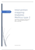 Intervention Mapping- voorbeeld individuele stap 4- diabetes type 2- cijfer 8