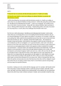 Unit 2 - P5 Describe how we promote anti-discriminatory practice in a health care setting   M3 Describe ways health or social care settings use national initiatives to promote anti discriminatory practice 