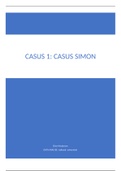 Casus 1 Simon - Data-analyse Psychologie Radboud Universiteit