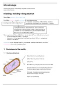 Samenvatting microbiologie - bacteriën