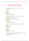 BIO 1020 Patho Final Exam92022/2023)  Which symptom is related to tuberculosis (TB)? Why is the incidence of strokes rising every year? What is the mode of transmission for the hepatitis D virus? Which specific sign or symptom indicates that a client is s