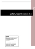 Uitgebreide samenvatting van het boek forensische wetenschap met oefenvragen