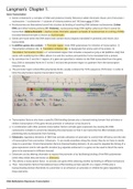 Molecular Regulation and Signalling