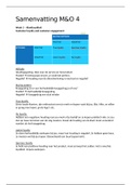 M&O 4 - Service Management samenvatting