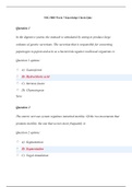 NSG 5003 Week 7 Knowledge Check Quiz: Advanced Pathophysiology: South University (Latest 2020,   Already graded A) 