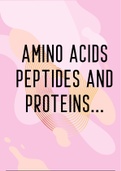 AMINO ACIDS, PEPTIDES AND PROTEINS