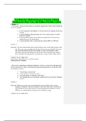 Test Bank for Medical-Surgical Nursing Critical Thinking in Client Care, 4th Edition Priscilla LeMon (COMPLETE WITH ANSWERS AND RATIONALE)