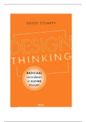 Volledige Samenvatting Design Thinking- Guido Stompff 