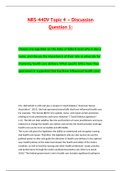 NRS-440V Topic 4 – Discussion Question 1:(latest 2022/2023) Choose one legislator on the state or federal level who is also a nurse, and discuss the importance of their role as advocate for improving health care delivery. What specific bill(s) have they s