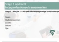 IPS interprofessioneel samenwerken stage opdracht stage 1 jaar 1 HvA verpleegkunde