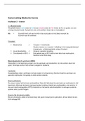 Samenvatting boek Medische Kennis H2-H15, examenstof opleiding doktersassistente (kerntaak 1).