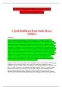 NRS 451V Week 5 Assignment: Health Organization Case Study (latest 2022/2023)  Research A Health Care Organization Or A Network That Spans Several States Within The U.S. (Example: United Healthcare, Vanguard, Banner Healthcare, Etc.). Harvard Business Rev