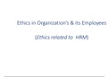 business ethics and corporate governance