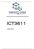 ICT3611 EXAM PACK