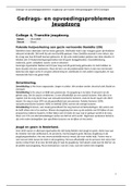 Samenvatting onderwerp Jeugdzorg, college 4 tm 6 en bijbehorende literatuur, gedrags- en opvoedingsproblemen, pre-master Orthopedagogiek, SPO Groningen