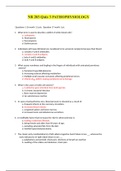 Chamberlain NR 283 Quiz 3 / Chamberlain NR283 Pathophysiology Quiz 3 (2019, Latest ) (Verified Answers,Download to Score A)