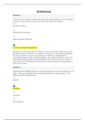 NR508 Week 8 Final Exam / NR 508 Week 8 Final Exam : Chamberlain College of Nursing (Latest 2020, 100% Correct, Already graded A)