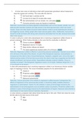 NURSING 240 questions with correct answers, Rationale as well as test taking strategies.