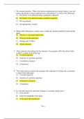 NURSING 3306 Chapter 2 [Fundamentals of Evidence-Based Nursing Practice], Chapter 4 [Reading and Critiquing Research Articles] and Chapter 6 [Research Problems, Research Questions, and Hypotheses]