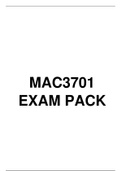 MAC3701 ExampacK 2016-2019