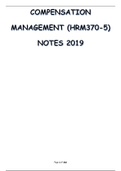 HRM3705 TEXTBOOK SUMMARY 2019