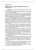 Anderson, Democracia y dictadura en América Latina en la década del 70