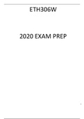 ETH306W MULTI-CHOICE QUESTIONS (EXAM PREP 2020)