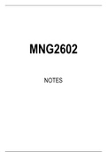 MNG2602 Summarised Study Notes