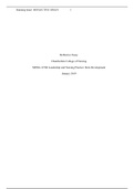 NR 504 Week 3 Assignment: Leadership Reflective Essay: 2 Versions (Summer 2020)-Chamberlain College Of Nursing( ALREADY (A) GRADED )