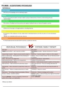  PYC4808 Ecosystemic psychology summary