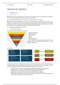 Samenvatting operational marketing