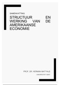 Samenvatting Structuur en Werking van de Amerikaanse Economie