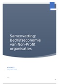 Samenvatting Bedrijfseconomie van Non-Profit Organisaties