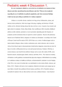 NSG 6435 (NSG6435) (NSG 6435 (NSG6435)) NSG 6435 FINAL EXAM STUDY GUIDE/NSG 6435 - Pediatric week 4 Discussion 1 / 2020; A+ Work/Nursing 6435 TeSouth University,savannah > nursing > Nursing 6435 Test bank questions and answers -revised and verified 